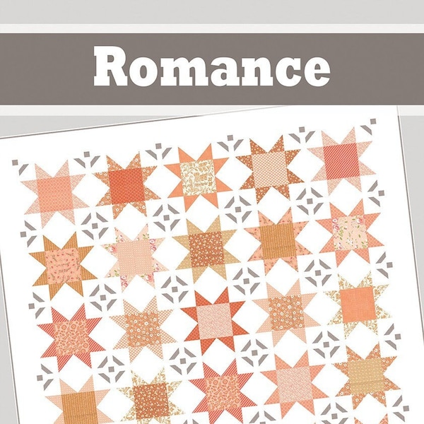 Romance Quilt Quilting Pattern From A Bright Corner BRAND NEW, Please See Description and Pictures For More Information!