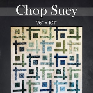 Chop Suey Quilt Quilting Pattern, From 4th and Main BRAND NEW, Please See Description and Pictures For More Information!