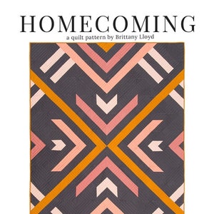 Homecoming Quilt Quilting Pattern, From Lo and Behold Stitchery BRAND NEW, Please See Description and Pictures For More Information!