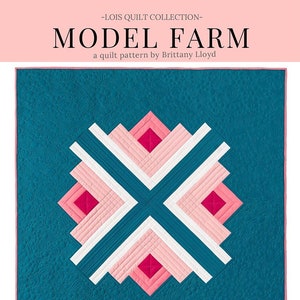 Model Farm Quilt Quilting Pattern, From Lo and Behold Stitchery BRAND NEW, Please See Description and Pictures For More Information!