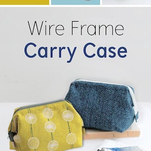 May include: Two wire frame carry cases, one yellow with a dandelion pattern and one blue with a herringbone pattern. The text "Wire Frame Carry Case" and "HARDWARE INCLUDED" are visible in the image.