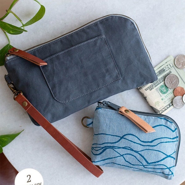 Yarrow Wristlet and Pouch Purse Sewing Pattern From Noodlehead BRAND NEW, Please See Item Description and Pictures For More Information!