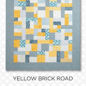 Yellow Brick Road Quilt Quilting Pattern From Atkinson Designs BRAND NEW, Please See Description and Pictures For More Information!