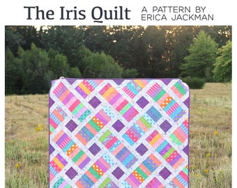 The Iris Quilt Quilting Pattern From Kitchen Table Quilting BRAND NEW, Please See Description and Pictures For More Information!
