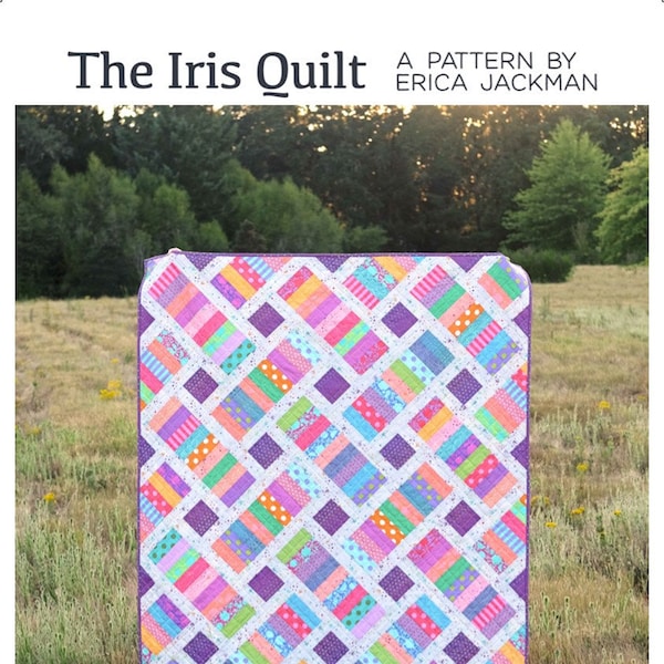 The Iris Quilt Quilting Pattern From Kitchen Table Quilting BRAND NEW, Please See Description and Pictures For More Information!