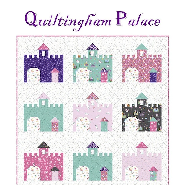 Quiltingham Palace Quilt Quilting Pattern, From Kelli Fannin Quilt Designs NEW, Please See Description and Pictures For More Information!