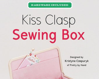 Kiss Clasp Sewing Box Kit Sewing Pattern From Zakka Workshop BRAND NEW, Please See Description and Pictures For More Information!