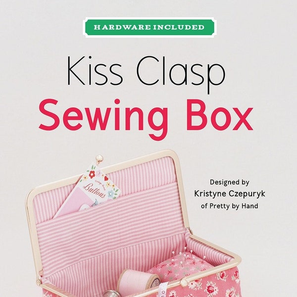 Kiss Clasp Sewing Box Kit Sewing Pattern From Zakka Workshop BRAND NEW, Please See Description and Pictures For More Information!