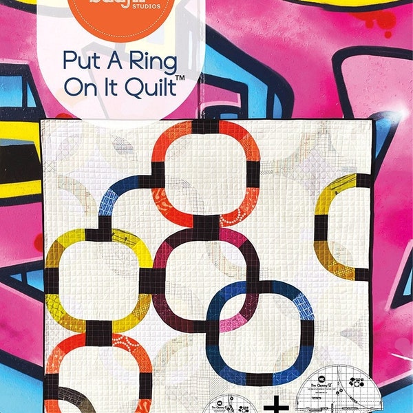 Put A Ring On It Quilt Quilting Pattern From Latifah Saafir Studios BRAND NEW, Please See Description and Pictures For More Information!