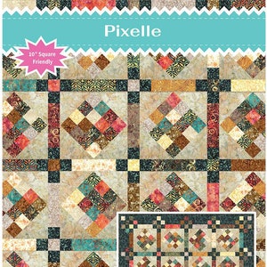 Pixelle Quilt Quilting Pattern From Blooming Boldly BRAND NEW, Please See Description and Pictures For More Information!