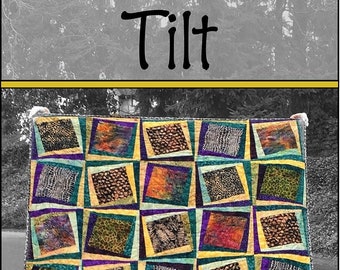 Tilt Quilt Quilting Pattern, From Saginaw Street Quilts BRAND NEW, Please See Description and Pictures For More Information!