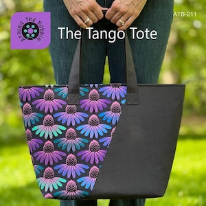 The Tango Tote Bag Purse Sewing Pattern From Around The Bobbin BRAND NEW, Please See Description and Pictures For More Information!