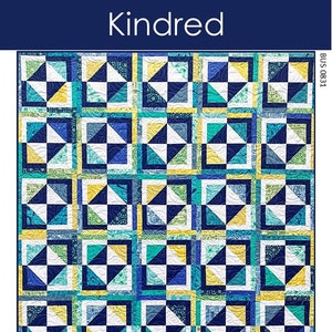 Kindred Quilt Quilting Pattern From Busy Hands Quilts BRAND NEW, Please See Description and Pictures For More Information!