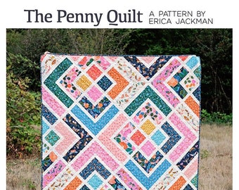 The Penny Quilt Quilting Pattern From Kitchen Table Quilting BRAND NEW, Please See Description and Pictures For More Information!