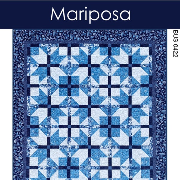 Mariposa Quilt Quilting Pattern From Busy Hands Quilts BRAND NEW, Please See Description and Pictures For More Information!