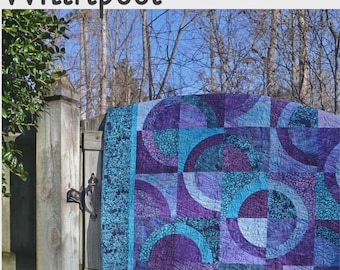 Whirlpool Quilt Pattern, From Christine Quilts BRAND NEW, Please See Details and Pictures Below For More Information!