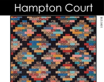 Hampton Court Quilt Quilting Pattern From Busy Hands Quilts BRAND NEW, Please See Description and Pictures For More Information!