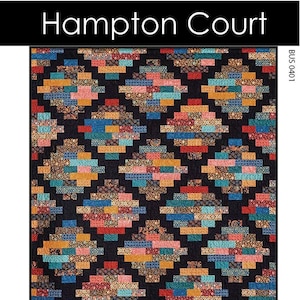 Hampton Court Quilt Quilting Pattern From Busy Hands Quilts BRAND NEW, Please See Description and Pictures For More Information!