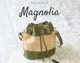 Magnolia Bucket Bag Purse Tote Sewing Pattern From Sallie Tomato BRAND NEW, Please See Item Description and Pictures For More Info!