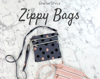 Zippy Crossbody Bags Purse Tote Sewing Pattern From Sallie Tomato BRAND NEW, Please See Item Description and Pictures For More Info!