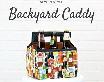 Backyard Beverage Caddy Sewing Pattern From Sallie Tomato BRAND NEW, Please See Item Description and Pictures For More Info!