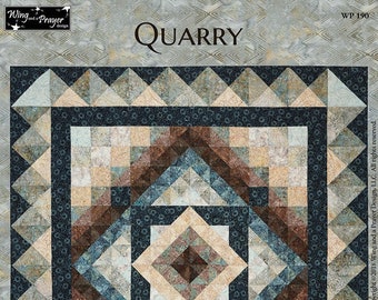 Quarry Quilt Quilting Pattern From Wing And A Prayer Design BRAND NEW, Please See Description and Pictures For More Information!