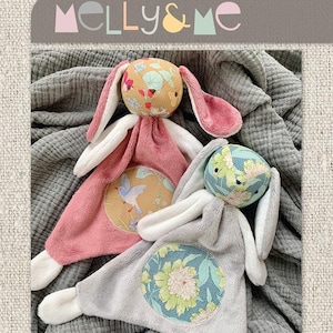 Lovey Love Bunnies Rabbit Sewing Pattern From Melly and Me BRAND NEW, Please See Description and Pictures For More Information!