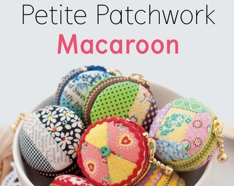 Petite Patchwork Macaroon Pouch Kit Sewing Pattern From Zakka Workshop BRAND NEW, Please See Description and Pictures For More Information!