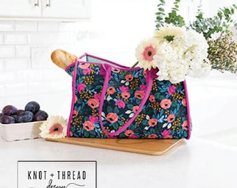 All The Things Tote Sewing Pattern From Knot and Thread Designs BRAND NEW, Please See Description and Pictures For More Information!