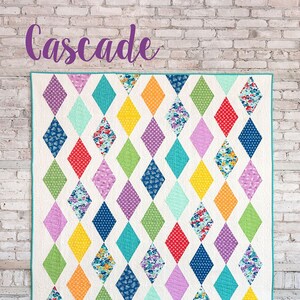 Cascade Quilt Quilting Pattern From Cluck Cluck Sew Patterns BRAND NEW, Please See Description and Pictures For More Information!