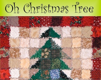 Oh Christmas Tree Quilt Quilting Pattern, From Saginaw Street Quilts BRAND NEW, Please See Description and Pictures For More Information!