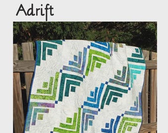 Adrift Quilt Pattern, From Christine Quilts BRAND NEW, Please See Details and Pictures Below For More Information!