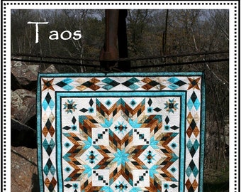 Taos BOM Quilt Quilting Pattern From Whirligig Designs BRAND NEW, Please See Item Description and Pictures For More Info!