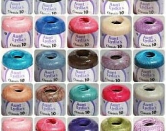 No 10 Cotton Crochet Thread Etsy