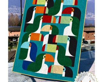 Big Billz Quilt Quilting Pattern, From QuiltFox Designs BRAND NEW, Please See Description and Pictures For More Information!