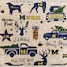 Michigan Wolverines NCAA Holiday Christmas Sykel Cotton