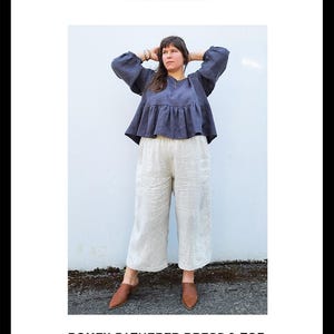 Romey Gathered Dress and Top Curvy Fit Sewing Pattern, Sizes 16-34, From Sew House Seven NEW, See Description and Pictures For More Info!