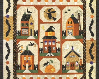 Sew Spooky Halloween, Complete Quilting and Applique Pattern Set From Quilt Company NEW, Please See Description For More Information!