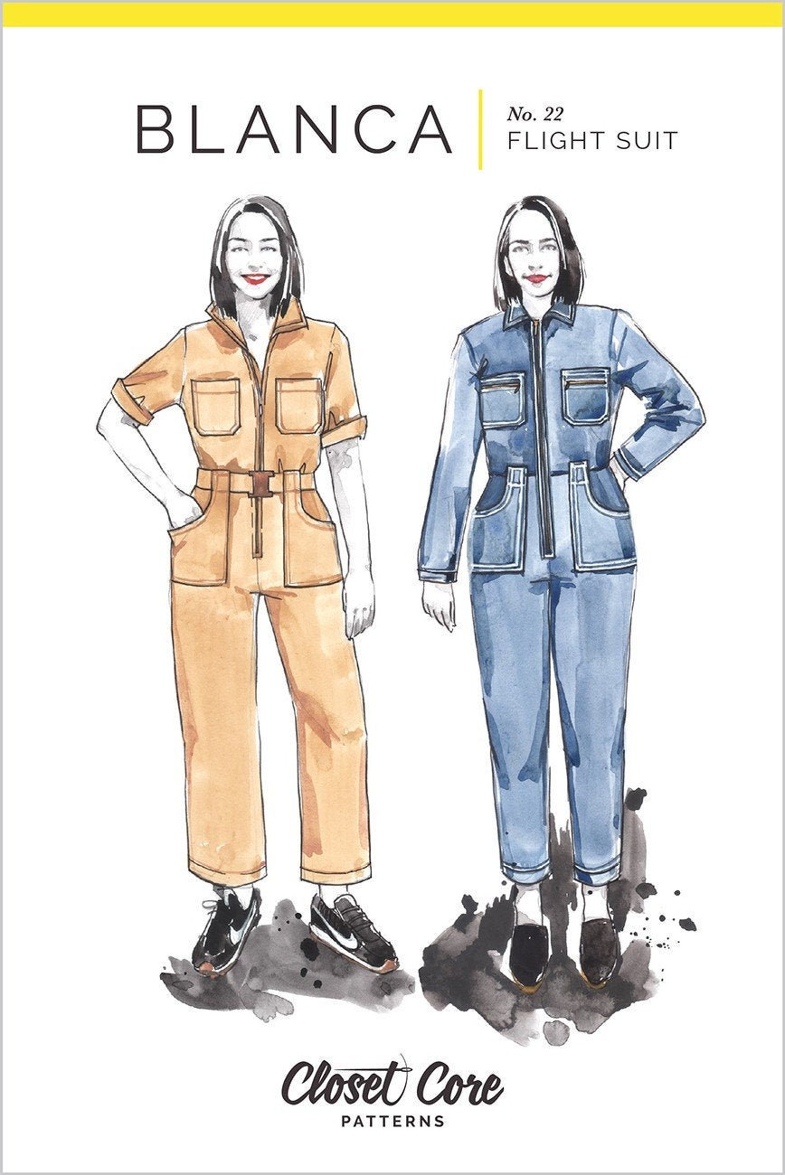Blanca Flight Suit Sewing Pattern Sizes 020 From Closet Etsy