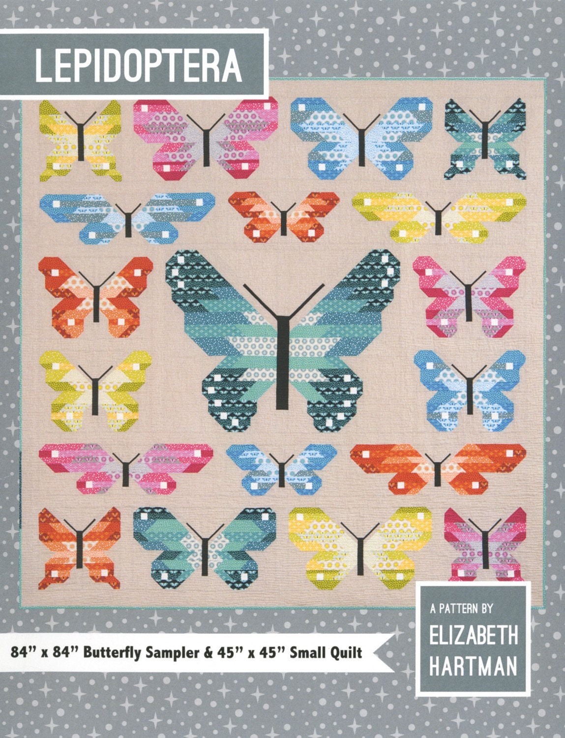 Lepidoptera Butterfly Insect Bug Strip Friendly Sampler Quilt Quilting ...
