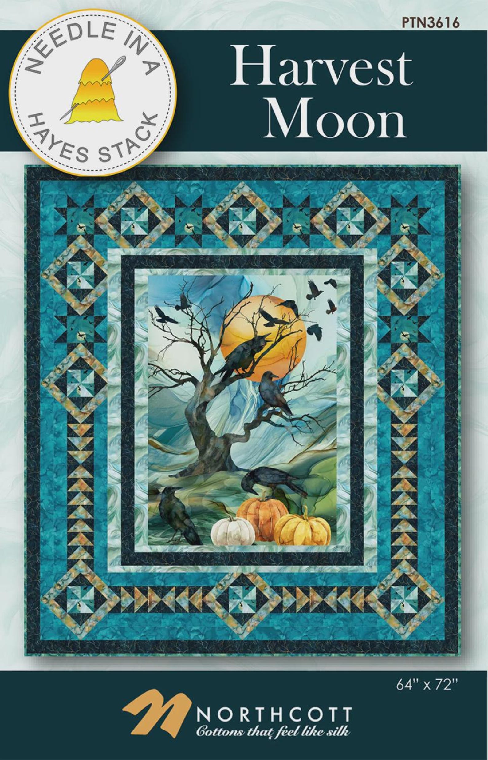 Harvest Moon Quilt Quilting Pattern, From Needle in A Hayes Stack BRAND ...