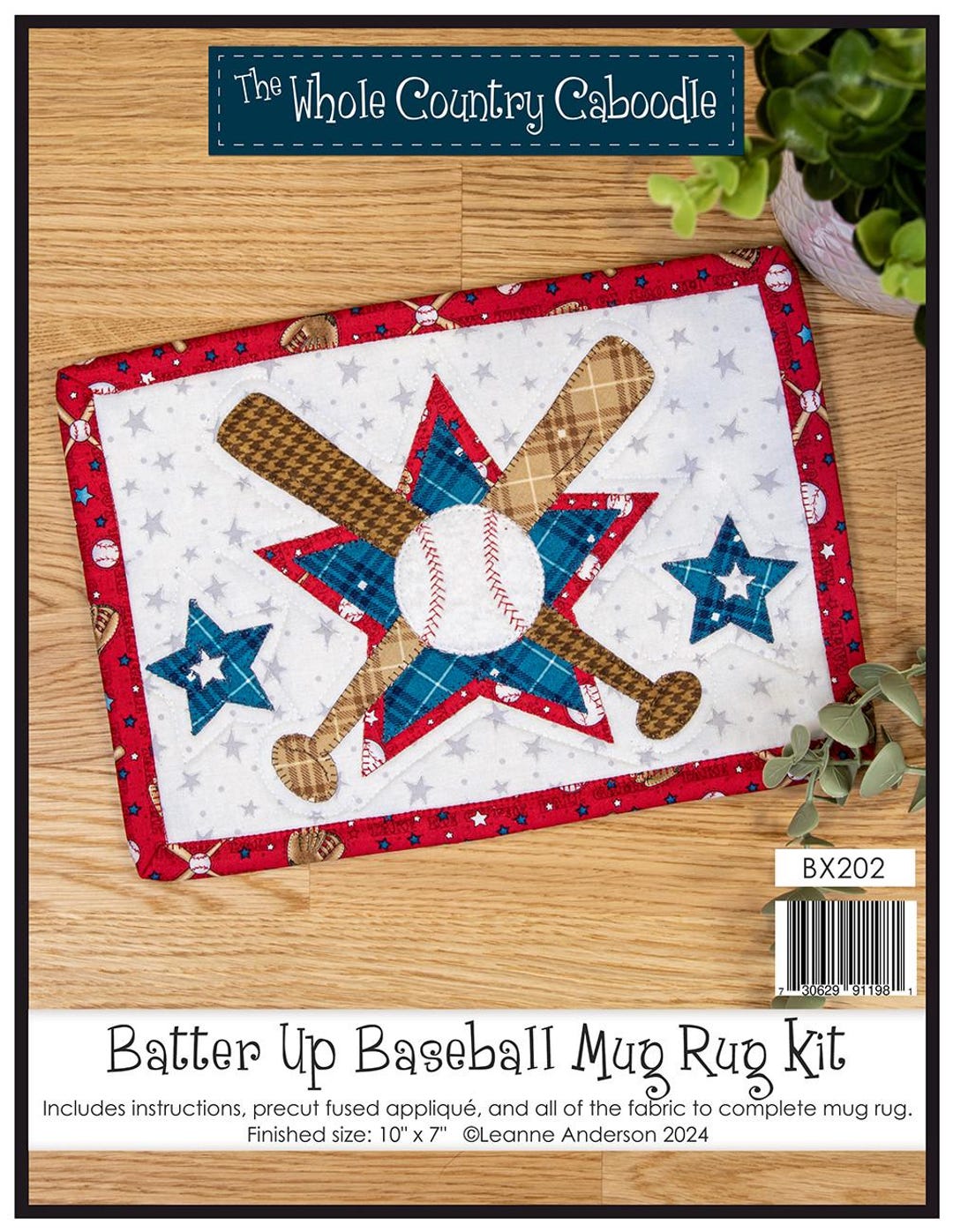 Batter up Baseball Mug Rug Kit From the Whole Country Caboodle BRAND ...