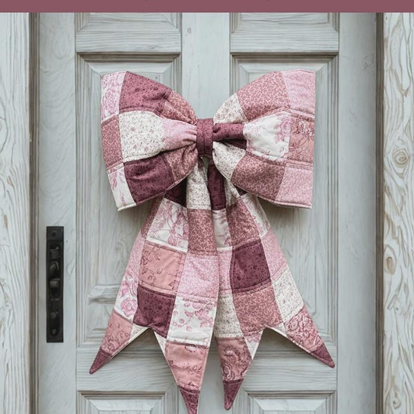 Giant Quilted Bow Pattern - Etsy