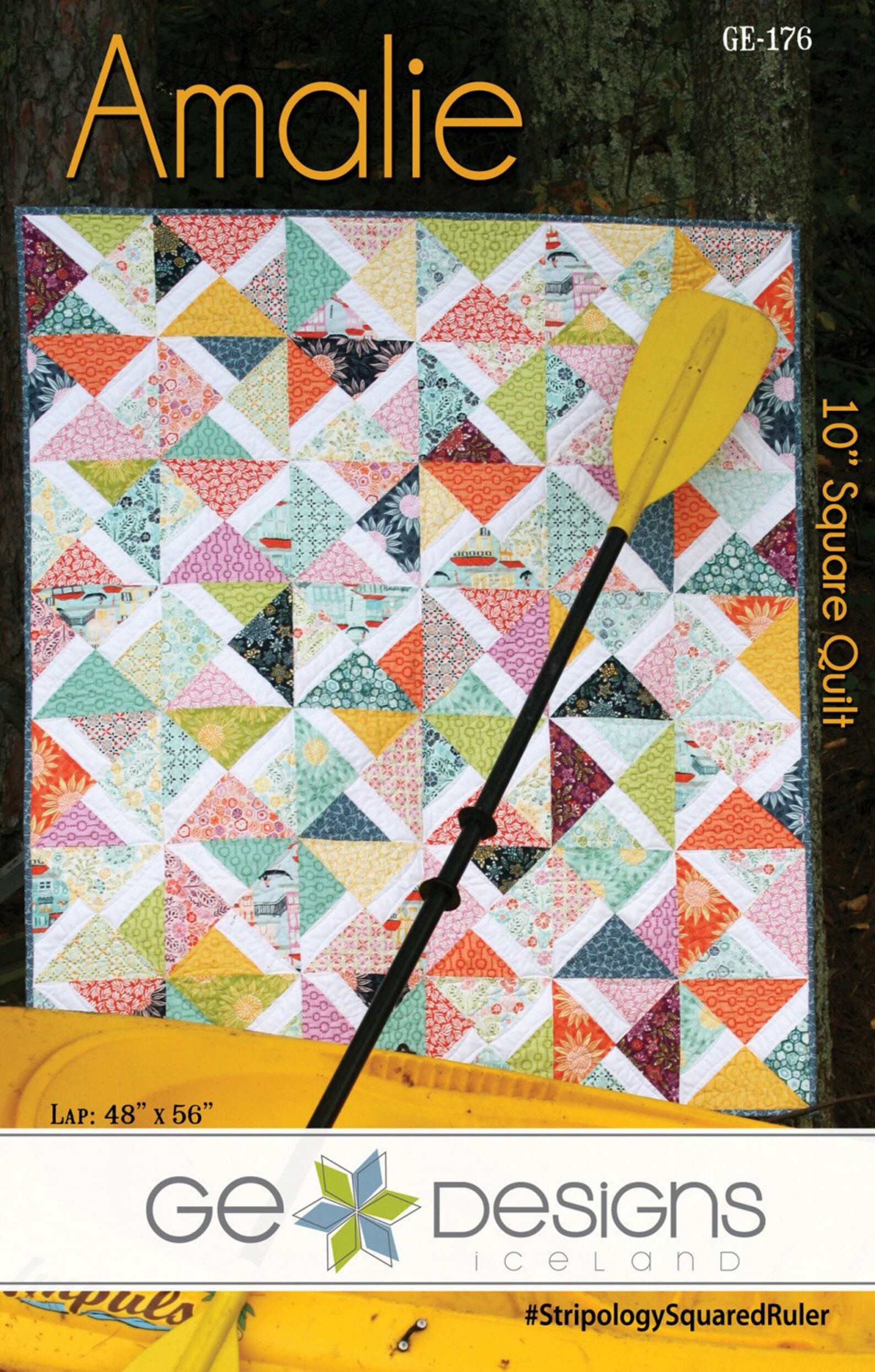 Amalie Quilt Pieced Quilting Pattern From G.E. Quilt Designs Etsy