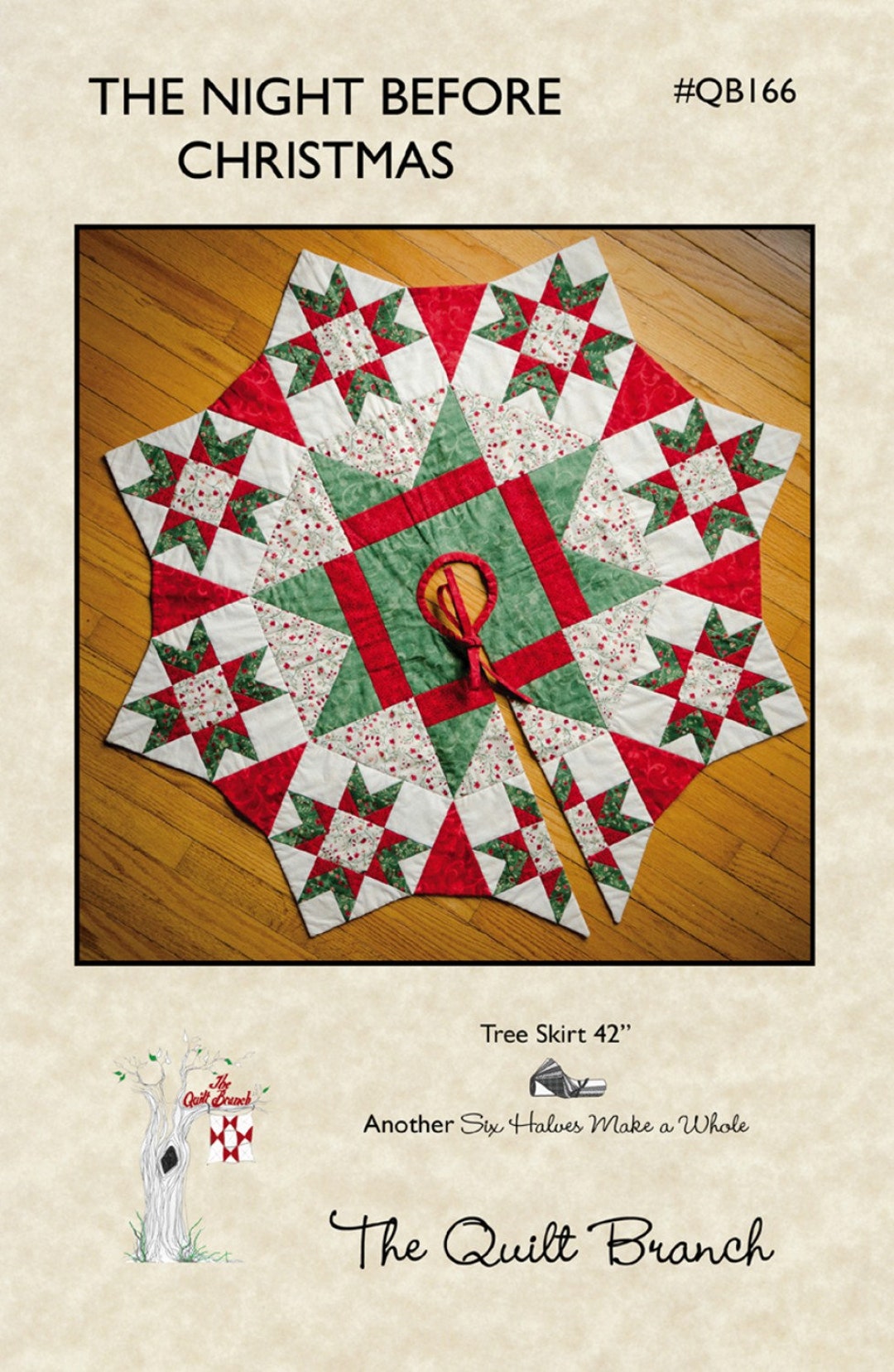 The Night Before Christmas Tree Skirt Quilting Pattern, From the Quilt ...