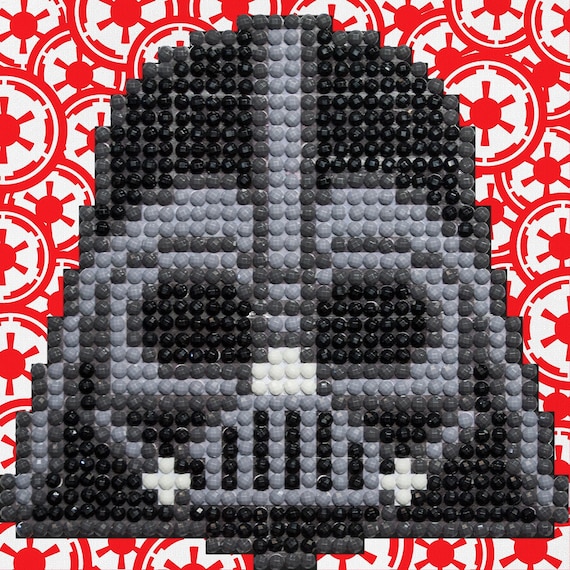 Star Wars Diamond Painting Darth Vader 5D Diamond Embroidery Art  Rhinestones Cross Stitch Handmade Mosaic Room Decor Fan Gifts - AliExpress