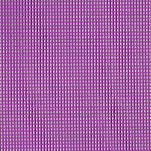 May include: A vibrant purple mesh fabric featuring a consistent, tight grid pattern of woven fibers. The material displays a uniform square weave structure with small, evenly spaced openings throughout the entire surface of the textile.