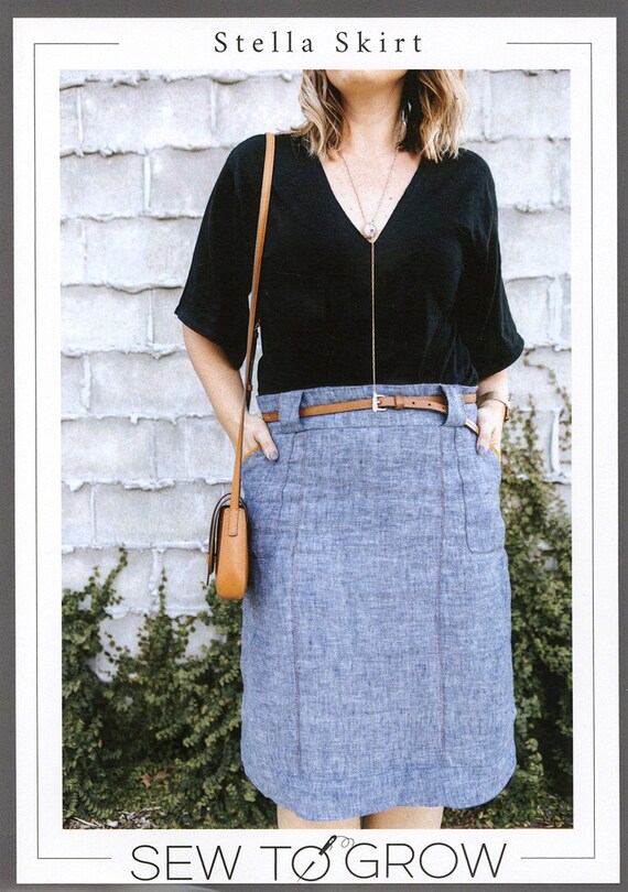 Stella Skirt - Paper Pattern - Sew to Grow Stella Skirt - Paper Pattern - Sew to Grow