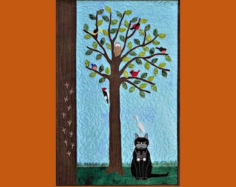 Birdwatcher Grumpy Cat Quilt Quilting Pattern From Trouble And Boo Designs NEW, Please See Description and Pictures For More Information!
