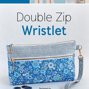 Patrón de costura del kit de pulsera con doble cremallera de Zakka Workshop ¡NUEVO! Consulte la descripción y las imágenes para obtener más información.